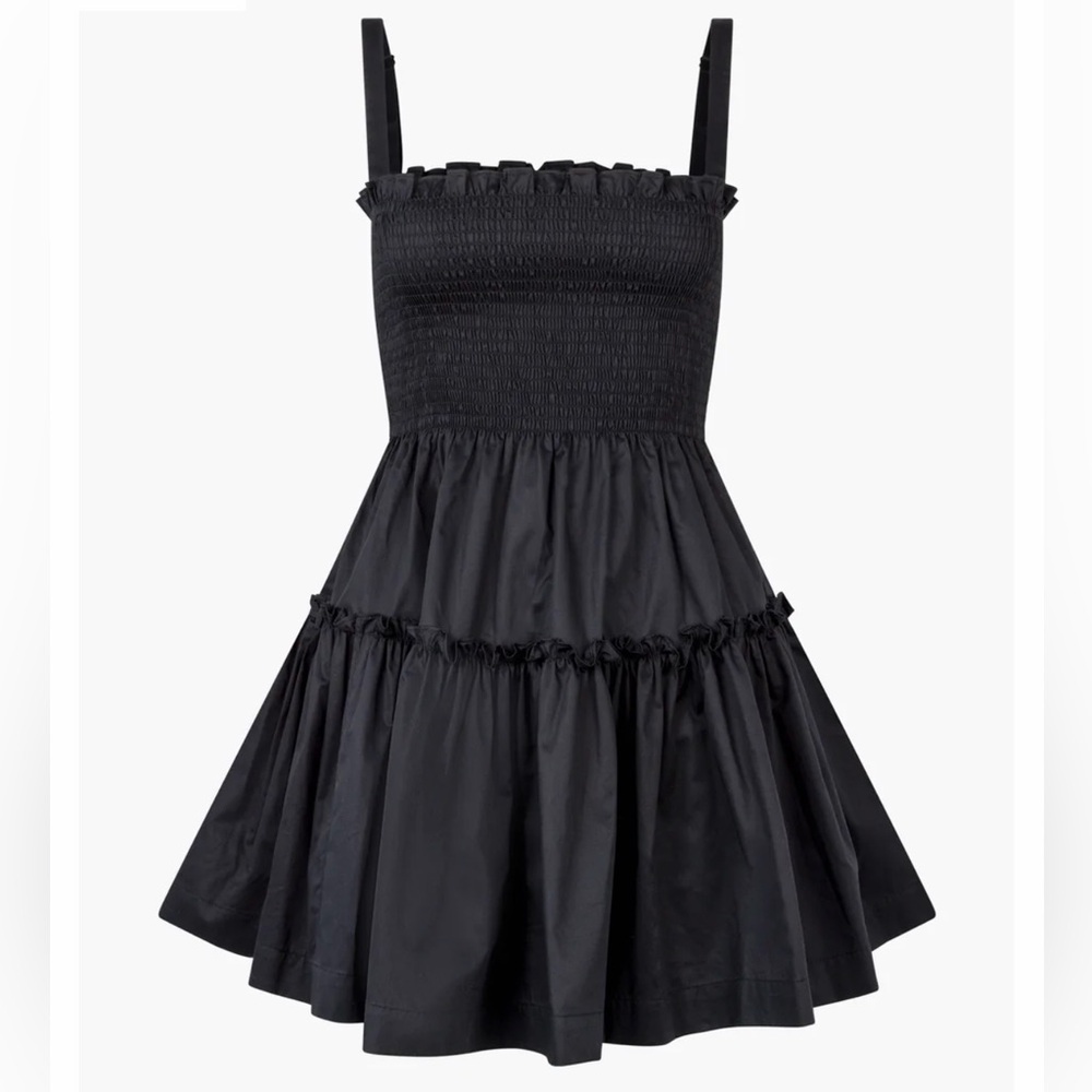 Hill House Home Seraphina Mini Nap Dress Black Cotton XXL